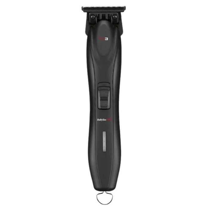 BaBylissPRO FX3 Professional Black Collection Cord/Cordless Clipper FXX3CB & Trimmer FXX3TB & BlackFX 1875 Dryer & BARBERology Clipper Comb #BBCKT6BK & Travel Case & Barber Cape & Fade Brush & Razor Bundle Kit