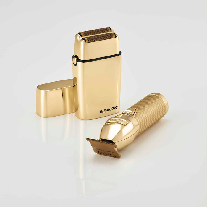 BaBylissPRO LimitedFX Gold Trimmer & Double Foil Shaver