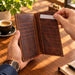 BarberSets Leather Long Bifold Card Holder Wallet - Brown, Medium (Model 101) - real photo, outer cover
