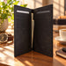 BarberSets Leather Long Bifold Card Holder Wallet - Black, Medium (Model 102)