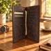 BarberSets Leather Long Bifold Card Holder Wallet - Dark Brown, Medium (Model 103)