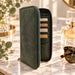 BarberSets Women's Leather Zip-Around Long Wallet - Medium Green (Model 111M)