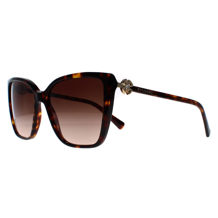 Bvlgari BV8151B 504-13 - Dark Havana-Brown Gradient by Bvlgari for Women - 57-15-140 mm Sunglasses