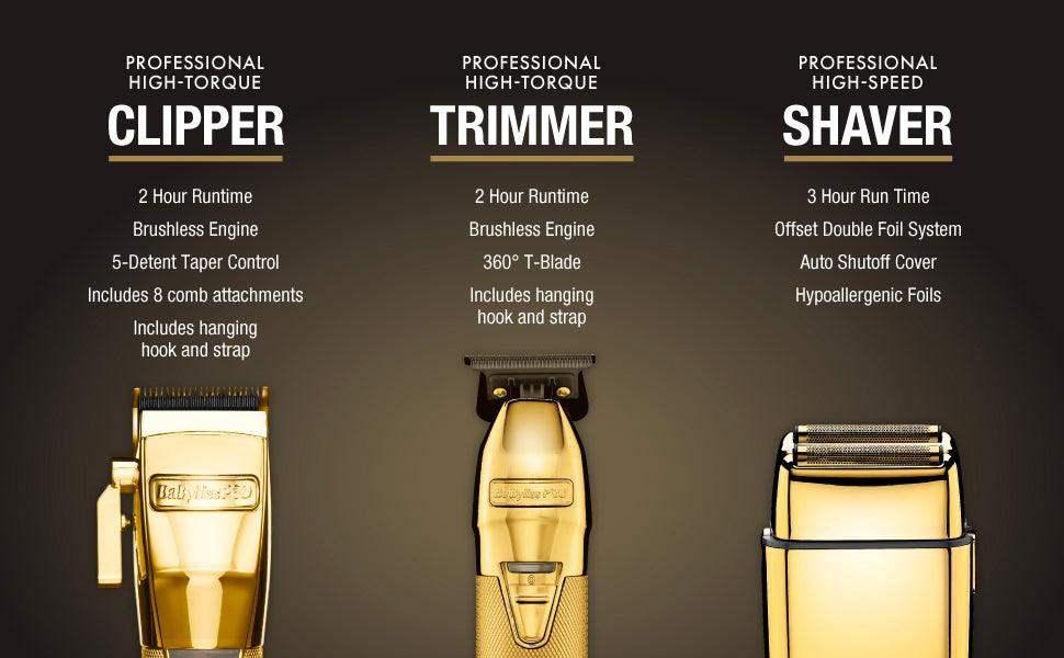 新品検品済 BaByliss Pro GOLD FX870G バリカン ベビリス BabylissPro GoldFX+ Clipper #FX870NG - Barber Depot - Barber