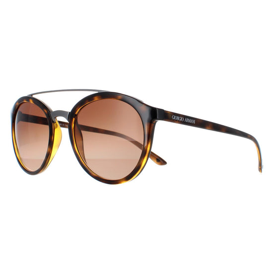 Giorgio Armani AR 8083 5026-13 Frames of Life - Dark Havana-Brown Gradient by Giorgio Armani for Women - 52-21-140 mm Sunglasses