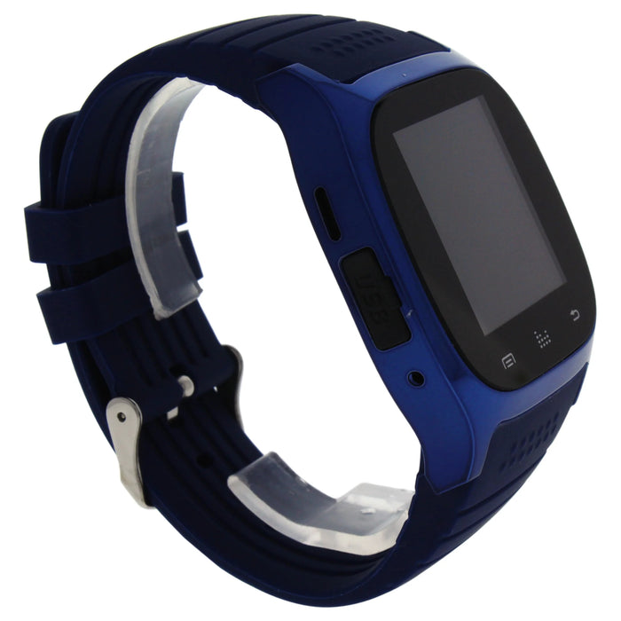 EK-B2 Montre Connectee Blue Silicone Strap Smart Watch by Eclock for Unisex - 1 Pc Watch