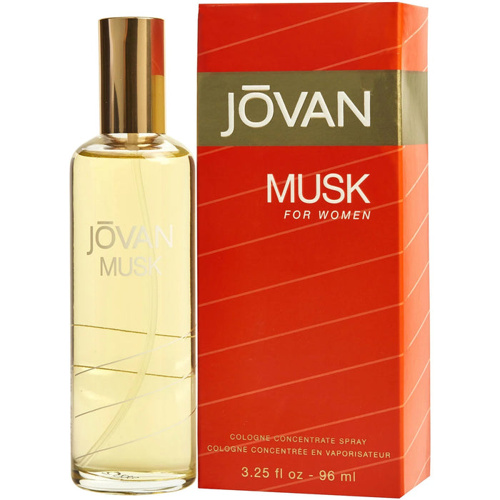 Jovan Musk de Jovan para mujeres - Spray concentrado de colonia de 3,25 oz