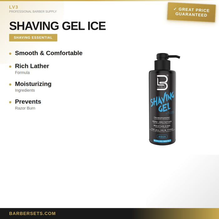 LV3 SHAVING GEL ICE 1000ML