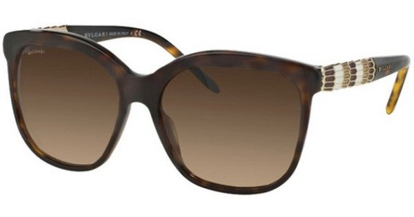 Bvlgari BV8155 504-13 - Dark Havana-Brown Gradient by Bvlgari for Women - 57-16-140 mm Sunglasses