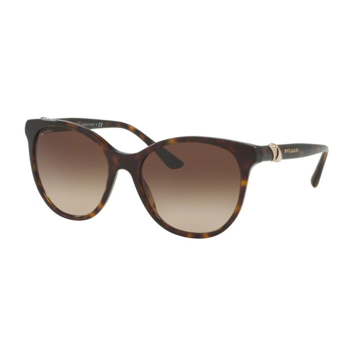 Bvlgari BV 8175-B 504-13 - Dark Havana-Grey-Brown Gradient by Bvlgari for Women - 55-18-140 mm Sunglasses