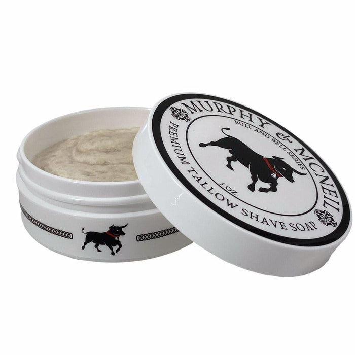 Bull and Bell Series: Rosemary Mint Menthol Shaving Soap - by Murphy and McNeil - BarberSets