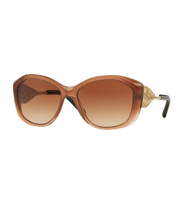 Burberry BE 4208Q 3173-13 - Dégradé Caramel Brun-Marron par Burberry pour Femme - 57-16-135 mm Lunettes de soleil