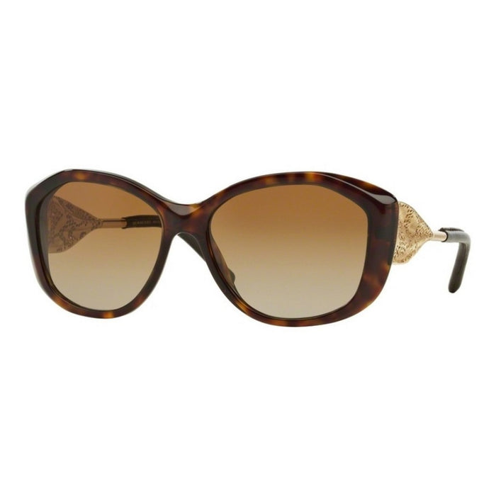 Burberry BE 4208-Q 3002-T5 - Dark Havana-Brown Gradient Polarized by Burberry - 57-16-135 mm Sunglasses