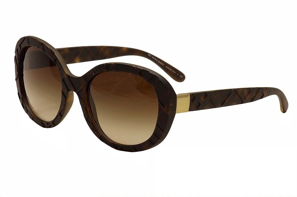 Burberry BE 4218 3578-13 - Matte Dark Havana-Brown Gradient by Burberry for Women - 56-21-140 mm Sunglasses