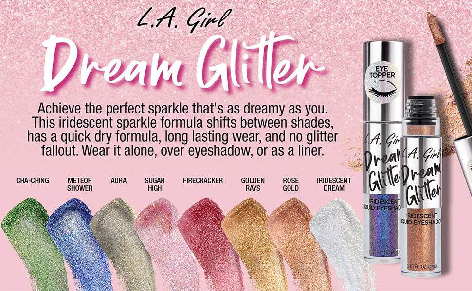 L.A. Girl Dream Glitter Iridescent Liquid Eyeshadow - Iridescent Dream