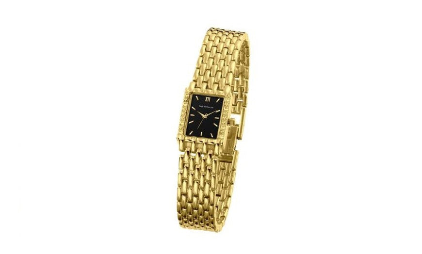 REDS25-GB Comtesse - Gold Stainless Steel Bracelet Watch by Jean Bellecour for Women - 1 Pc Watch