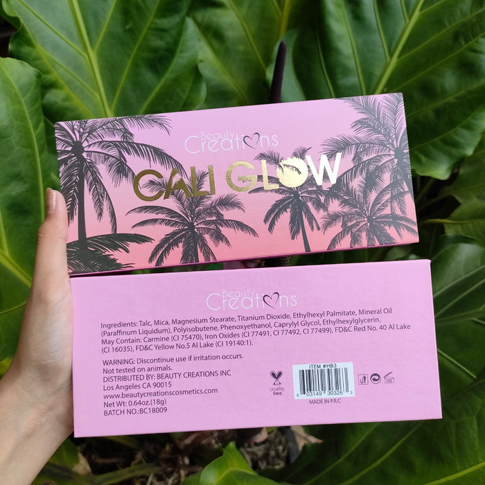 BEAUTY CREACIONES Paleta de iluminadores Cali Glow