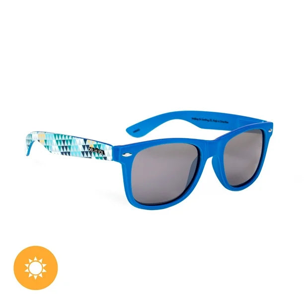 Solize Walking on Sunshine - White-Blue by DelSol for Unisex - 1 Pc Sunglasses