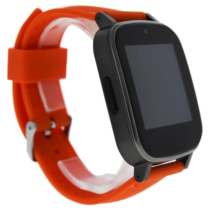 EK-G4 Montre Connectee Orange Silicone Strap Smart Watch by Eclock for Men - 1 Pc Watch