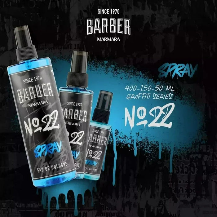 Marmara Barber Aftershave Cologne Graffiti No.22, 13.5 oz - Multipack