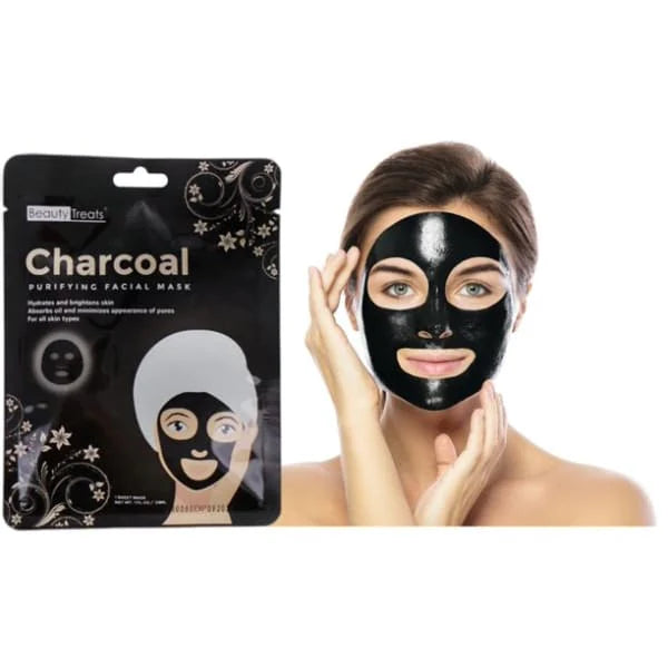 BEAUTY TREATS Masque Facial Purifiant au Charbon