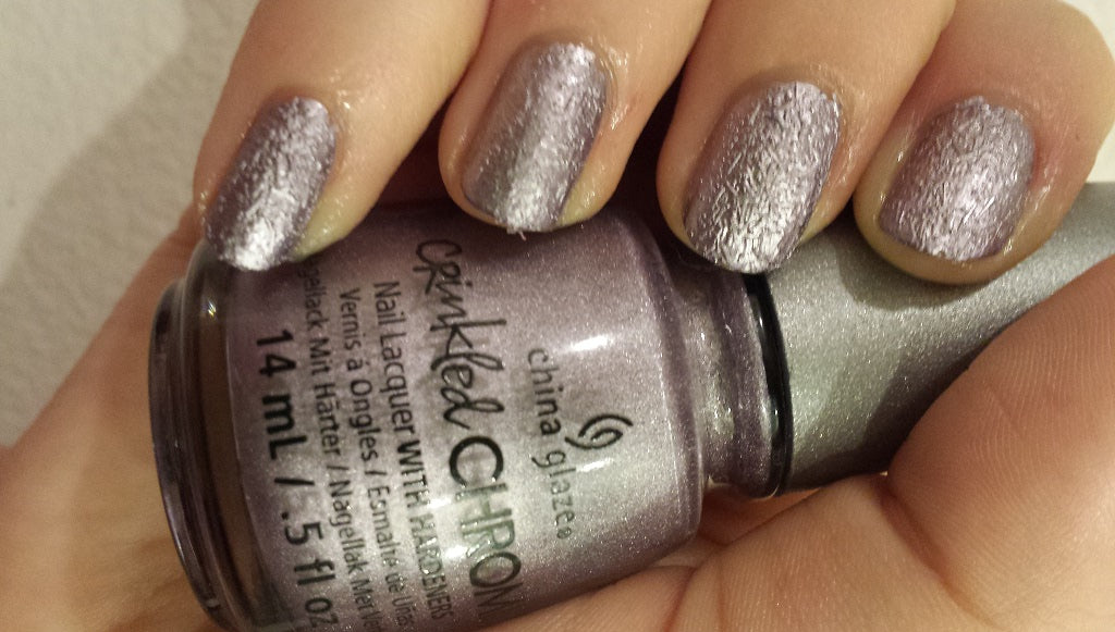 CHINA GLAZE Vernis à ongles - Chrome froissé - Crush, Crush, Baby