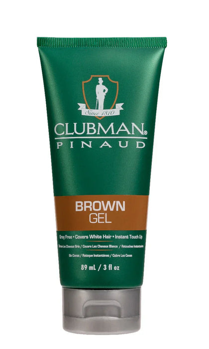 Clubman Temporary Color Gel - Brown 3 oz