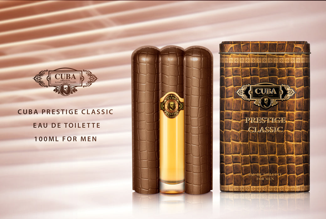 Cuba Prestige Classic de Cuba pour homme - Spray EDT 3 oz