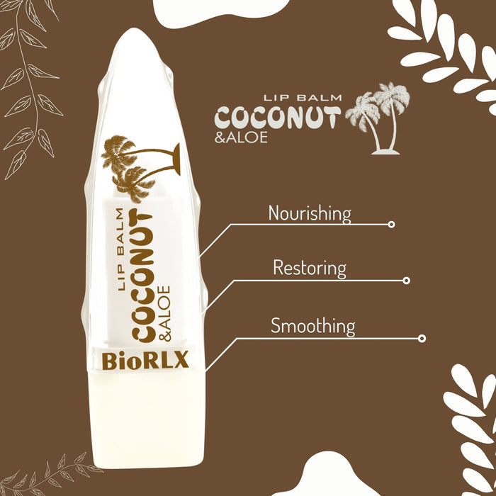 BioRLX Coconut with Aloe Vera Lip Balm