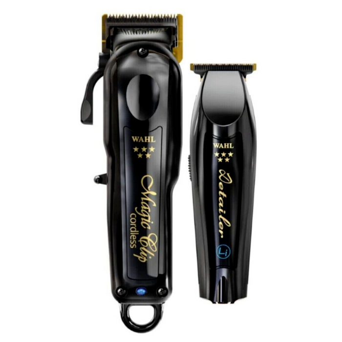 Wahl sans fil barbier Combo noir magique pince tondeuse &amp; Detailer Li tondeuse #3025397