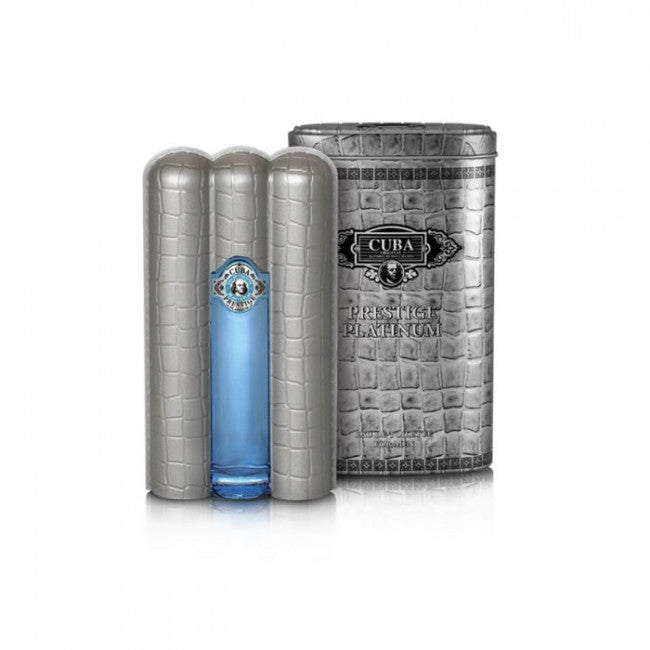 Cuba Prestige Platinum de Cuba para hombres - Spray EDT de 3 oz