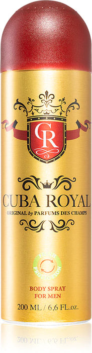 Cuba Royal de Cuba para hombres - Spray corporal de 6.6 oz