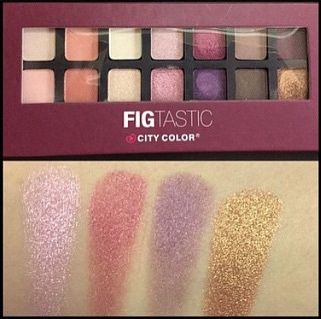 CITY COLOR Figtastic Palette - Ensemble de vitrine 14 nuances 24 pièces