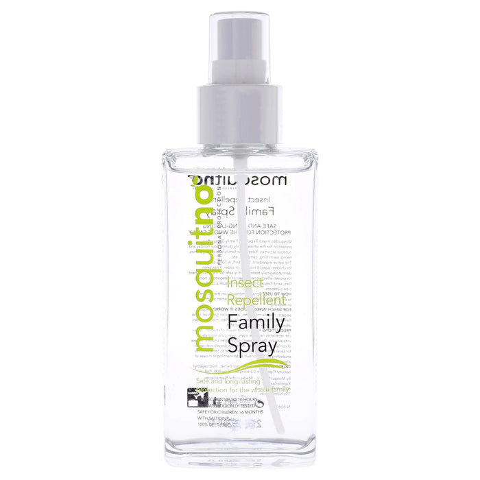 Spray familiar repelente de insectos de Mosquitno para unisex - Repelente de insectos de 1 pieza