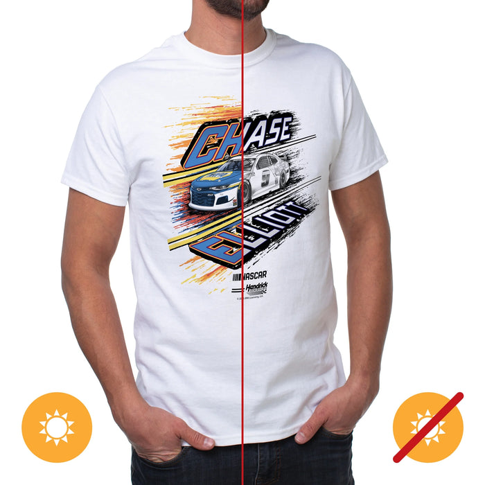 NASCAR Mens Classic Crew Tee - Chase Elliot - 5 White par DelSol pour homme - T-shirt 1 pièce (XL)