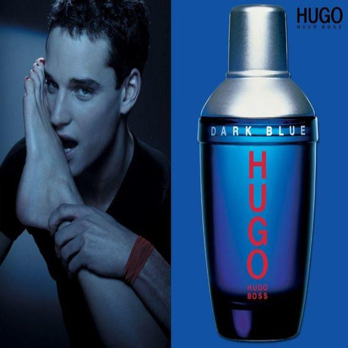 Hugo Dark Blue by Hugo Boss for Men - 2.5 oz EDT Spray