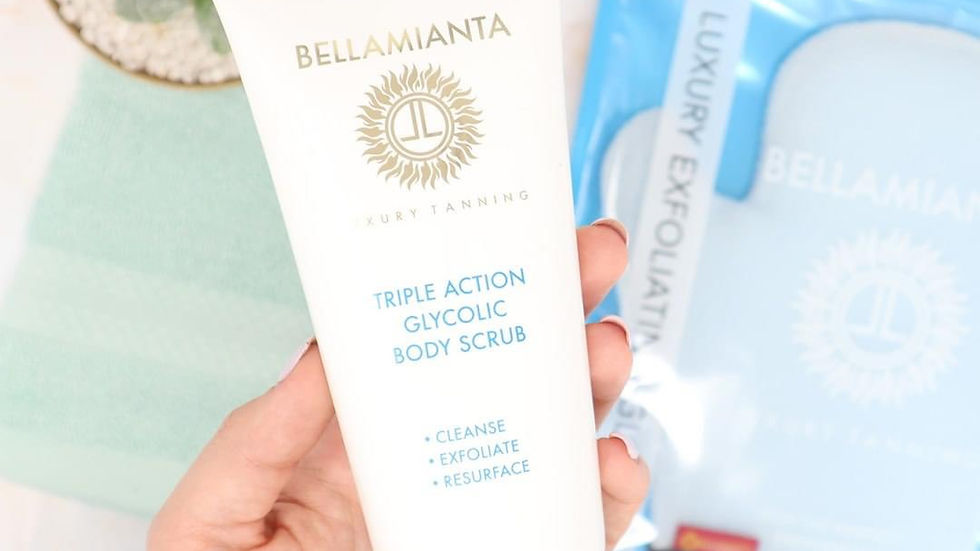 Triple Action Glycolic Body Scrub by Bellamianta for Women - 6.76 oz Scrub