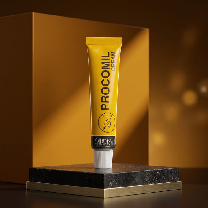 Procomil cream — studio photo