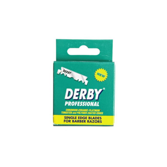 Cuchillas de afeitar Derby Prof de un solo filo para colgar