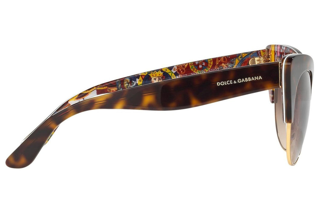 Dolce and Gabbana DG 4277 3037-13 -Top Havana Handcart-Brown Gradient by Dolce and Gabbana for Women - 52-17-140 mm Sunglasses