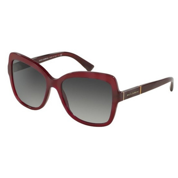 Dolce and Gabbana DG 4244 2681-8G - Opale Rouge-Gris Dégradé de Dolce and Gabbana pour Femme - 57-17-140 mm Lunettes de soleil