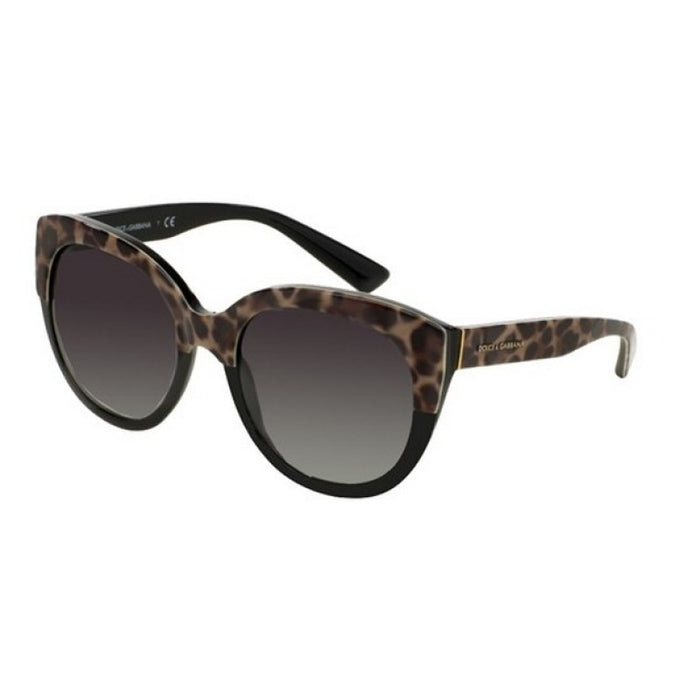 Dolce and Gabbana DG 4259 1995-8G - Top Leopard On Black-Grey Gradient by Dolce and Gabbana for Women - 56-20-140 mm Sunglasses