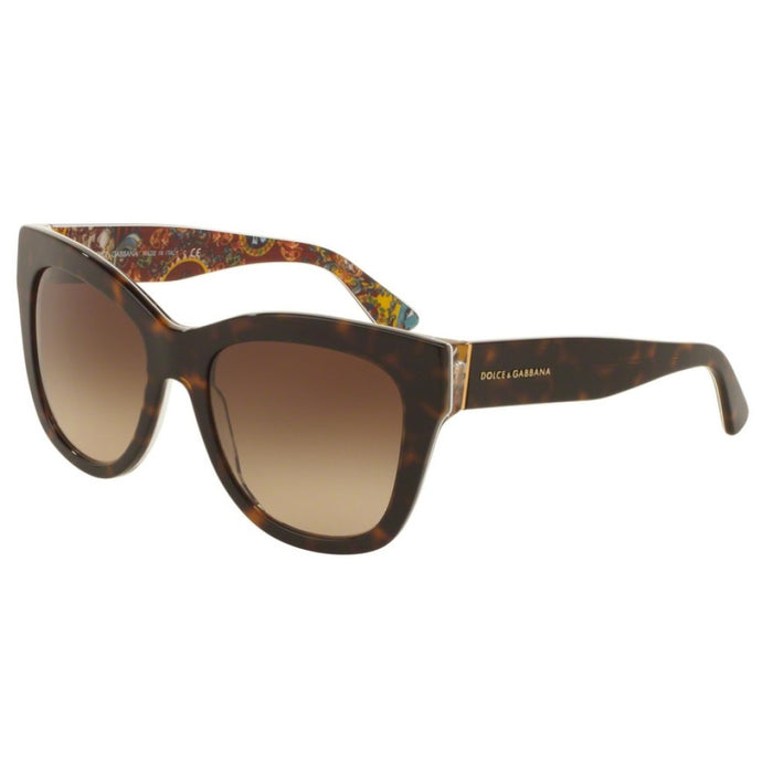 Dolce and Gabbana DG 4270 3037-13 - Havana Handcart-Brown Dégradé de Dolce and Gabbana pour Femme - 55-19-140 mm Lunettes de soleil