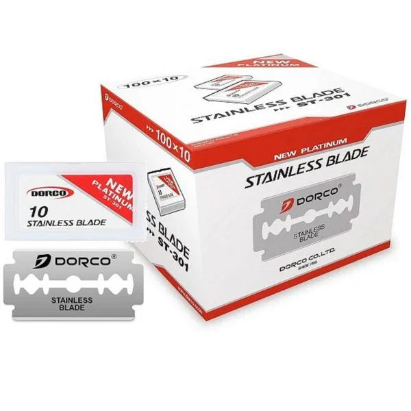 Dorco ST301 Platinum Extra Double Edge Razor Blade - 10000 ct