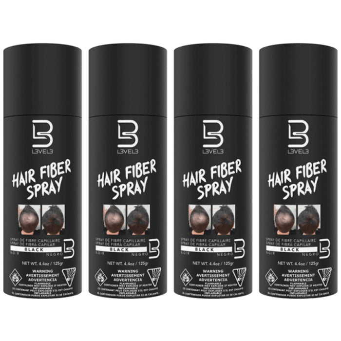 Level3 Lv3 -black Hair Fiber Spray - BarberSets