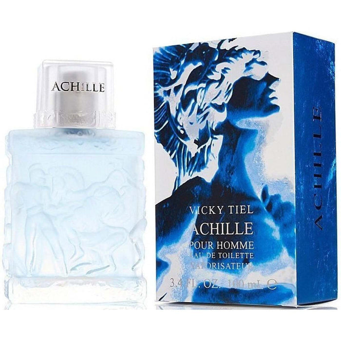 Achille de Vicky Tiel pour hommes - Spray EDT de 3,3 oz (testeur) 