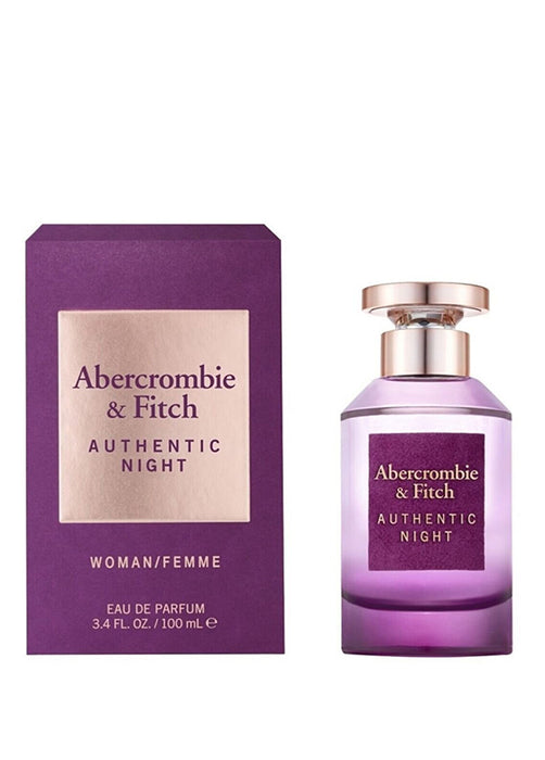 Authentic Night by Abercrombie and Fitch for Women - 3.4 oz EDP Spray