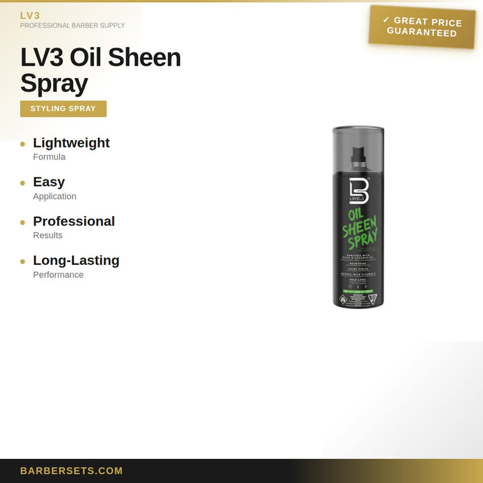 LV3 Oil Sheen Spray