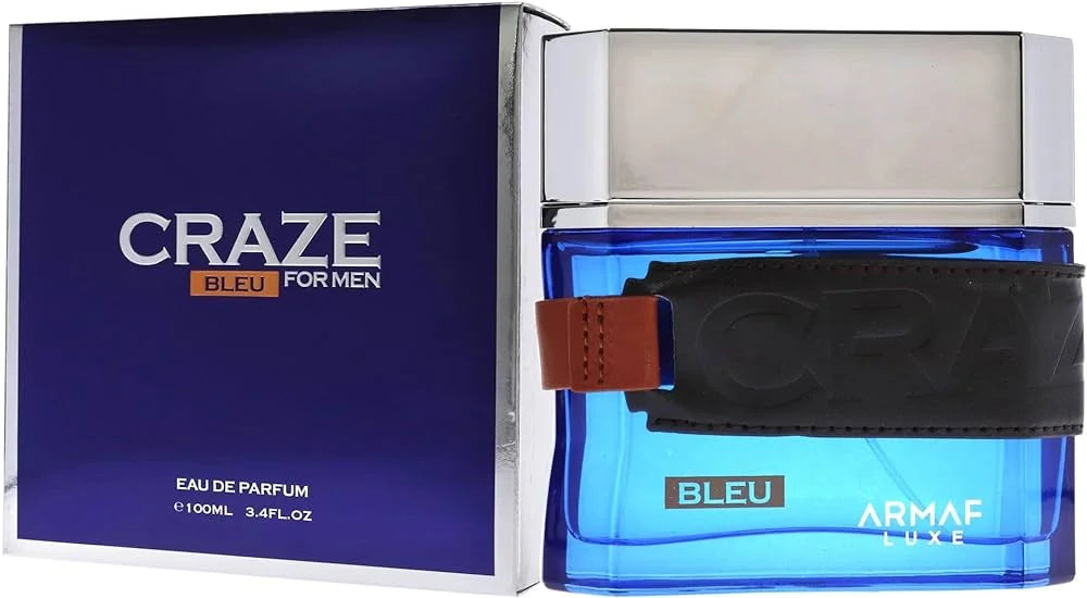 Craze Bleu d'Armaf pour homme - Spray EDP 3,4 oz