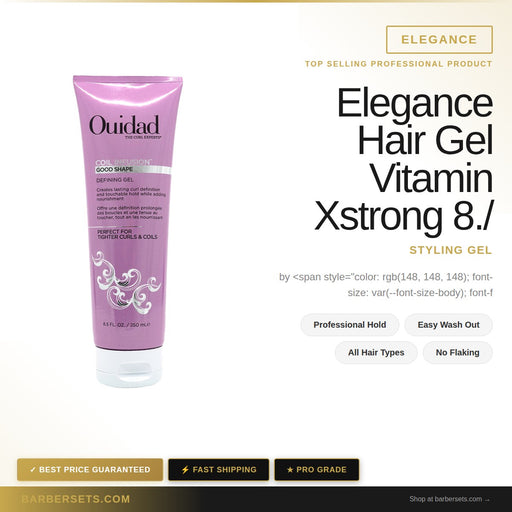 Elegance Hair Gel Vitamin Xstrong 8.8oz/250ml